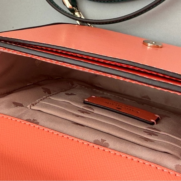 Kate Spade Orange and Cream Crossbody Bag - Picture 9 of 12